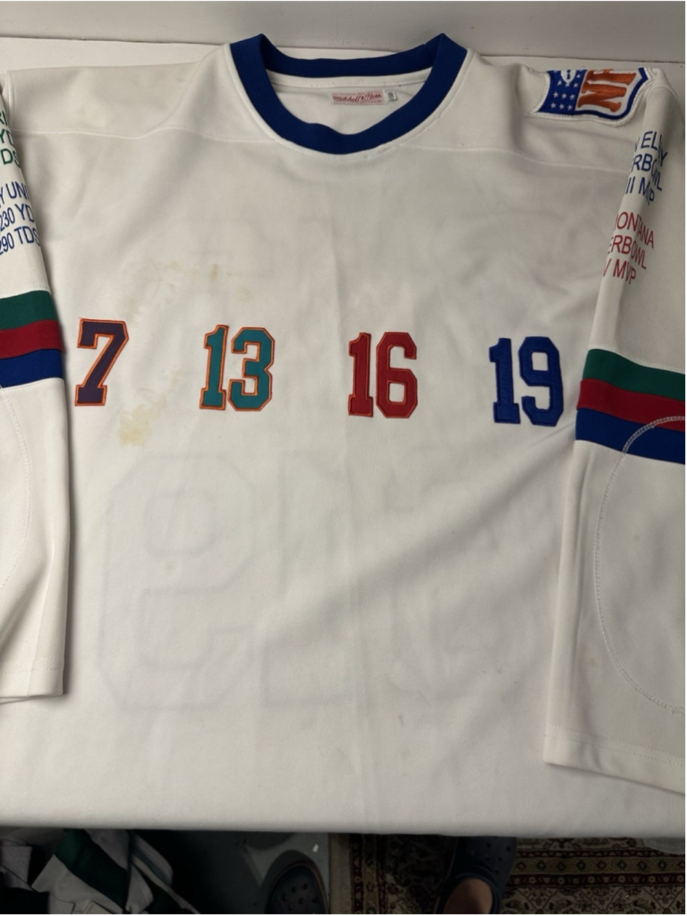 Mitchell & Ness Quarterbacks of the Century Jersey Mens 56 Elway Marino Montana